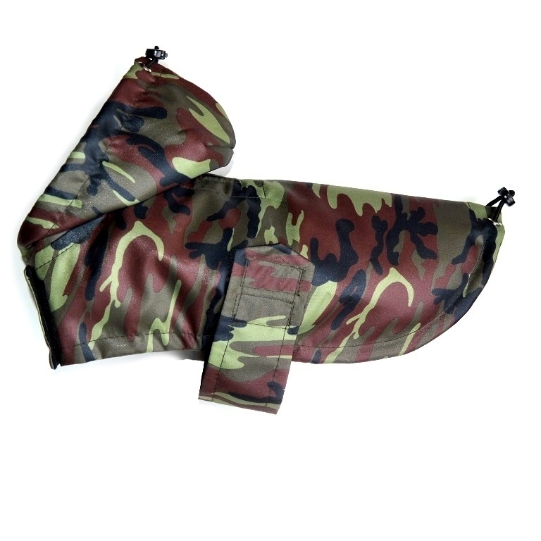 Pláštěnka pro pejsky i fenky Maskáčová 